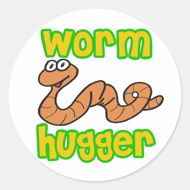 Sticker Rond Worm Hugger (Devant)