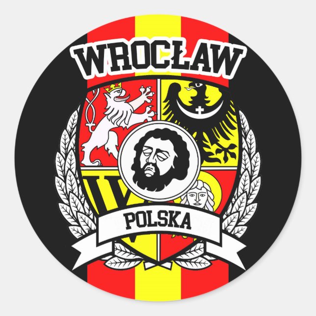 Sticker Rond Wrocław (Devant)