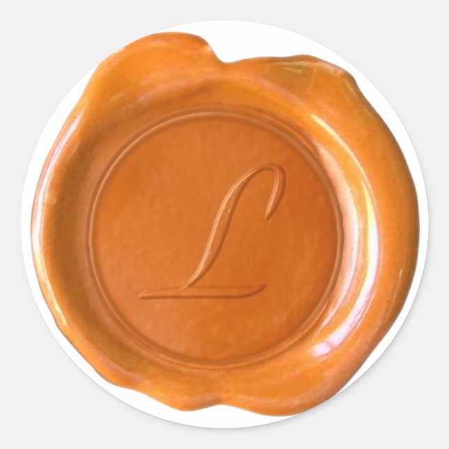 Sticker Rond WSM Custom - Courtney - L - Orange (Devant)