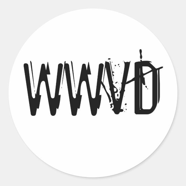 STICKER ROND WWVD (Devant)
