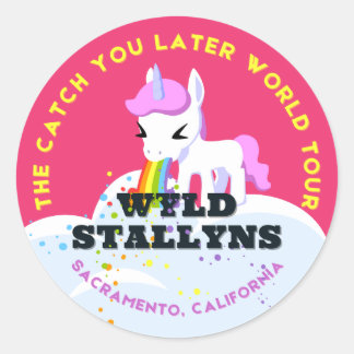 Sticker Rond Wyld Stallyns : The Catch You Later World Tour 