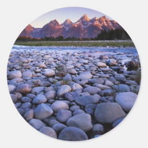 Sticker Rond Wyoming, Parc national de Teton, Snake River