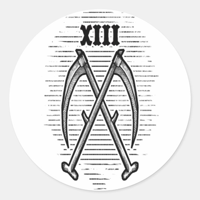 STICKER ROND XIII (Devant)