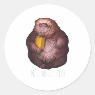 Sticker Rond Xing Xing Mème amusant - Tendance virale Funny _1