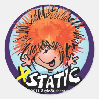 Sticker Rond XStatic de StyleStickers™