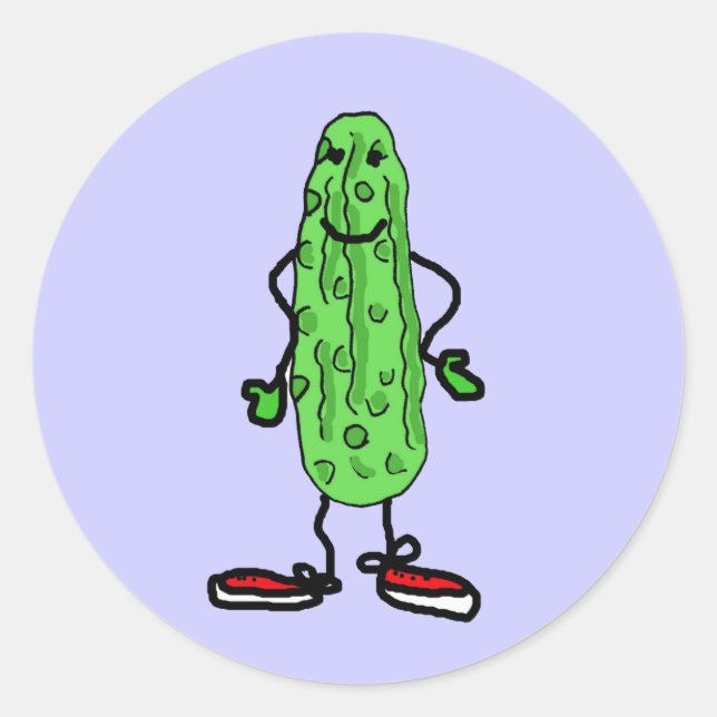Sticker Rond XX- Pickle Man (Devant)