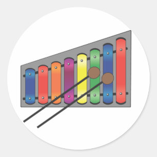 Sticker Rond xylophone