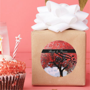 Sticker Rond Y'a de l'amour dans l'air ...modifier votre devis