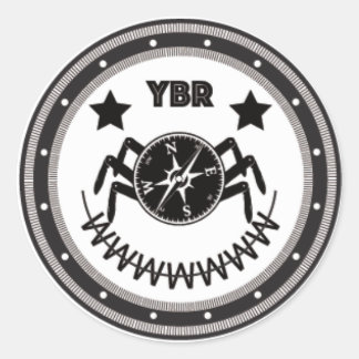 Sticker Rond YBRclown