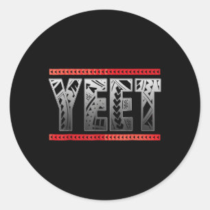 Sticker Rond Yeet Yeet Appareils Dit Femmes Hommes Enfants