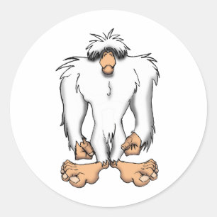 STICKER ROND YETI
