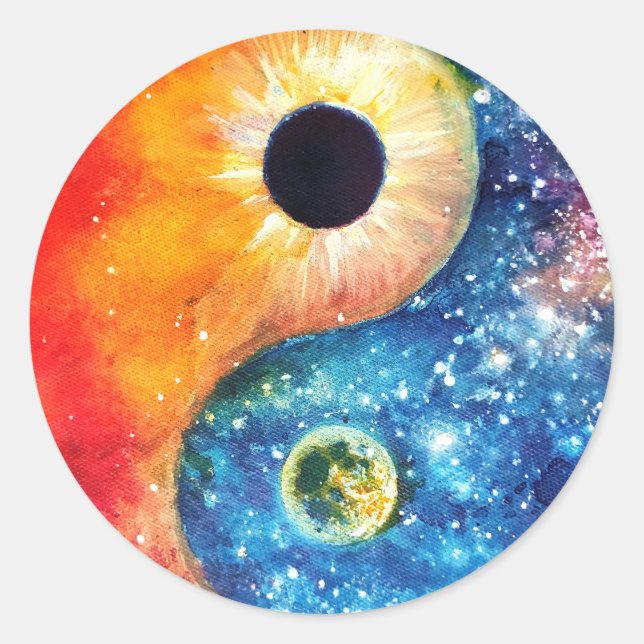 Sticker Rond yin (Devant)