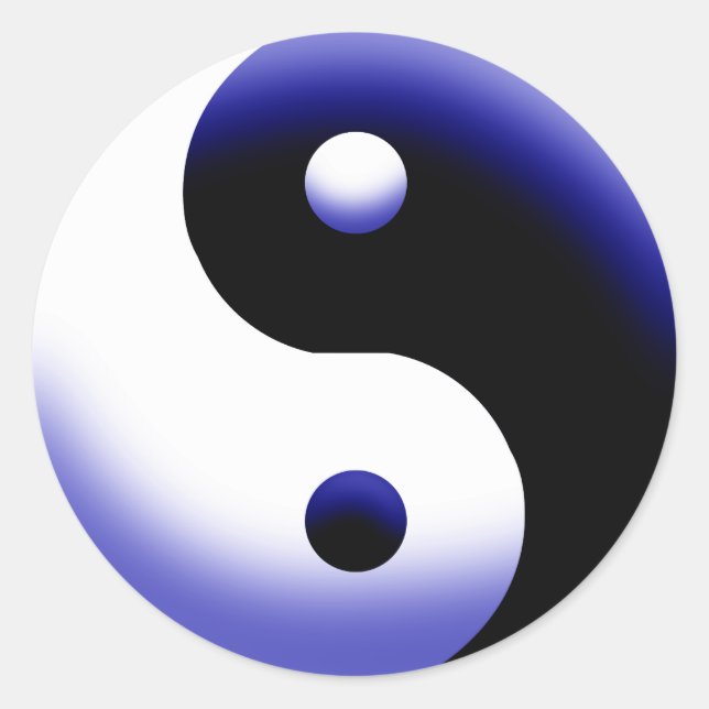 Sticker Rond Yin Yang (Devant)