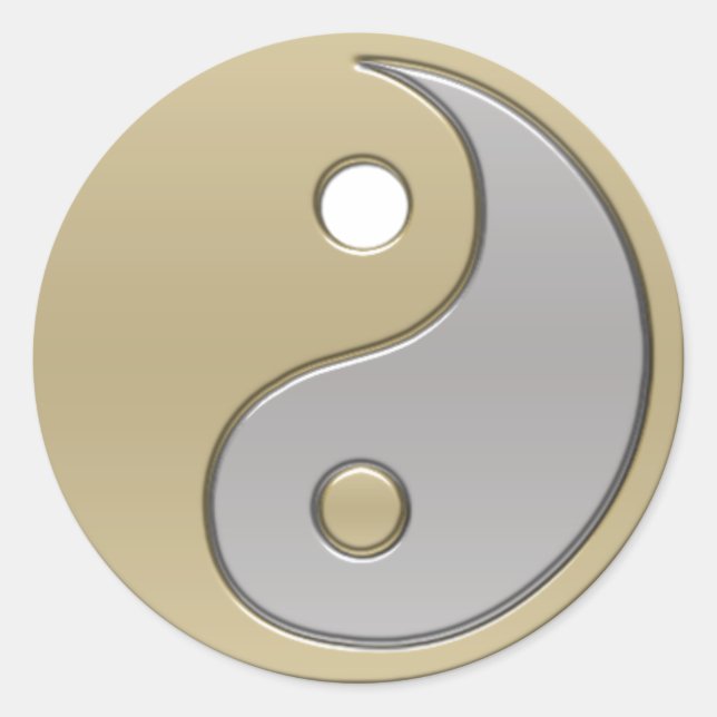 Sticker Rond yin yang (Devant)