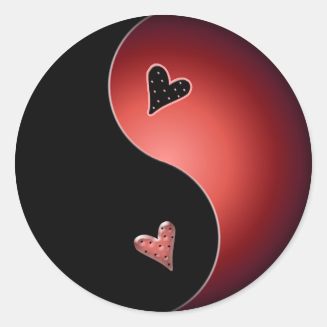Sticker Rond yin yang (Devant)