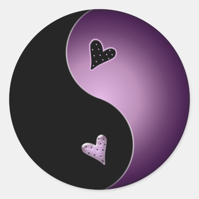 Sticker Rond yin yang (Devant)