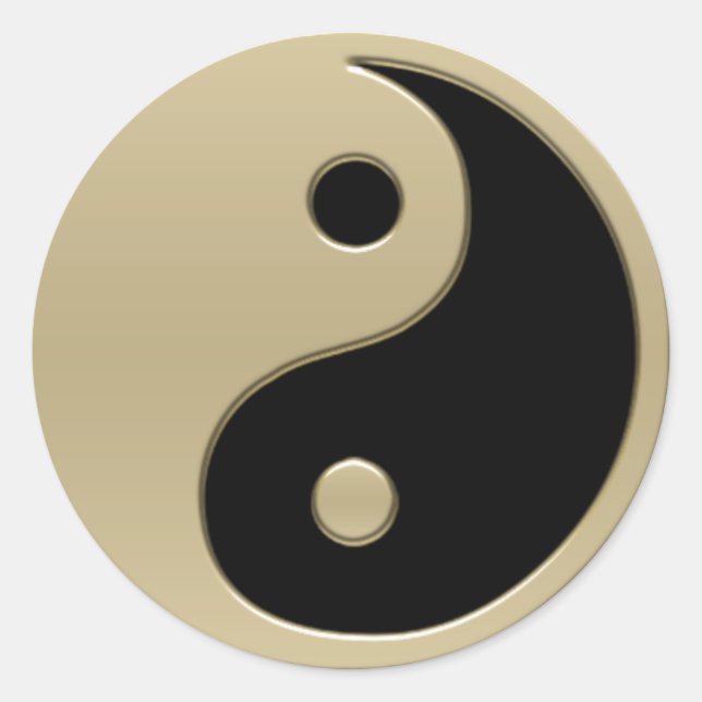 Sticker Rond yin yang (Devant)