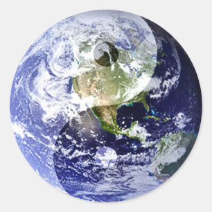 Sticker Rond Yin-Yang Harmony on Our Planète