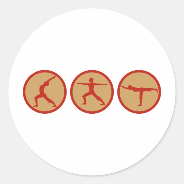 STICKER ROND YOGA (Devant)