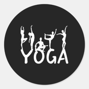 Sticker Rond Yoga _2
