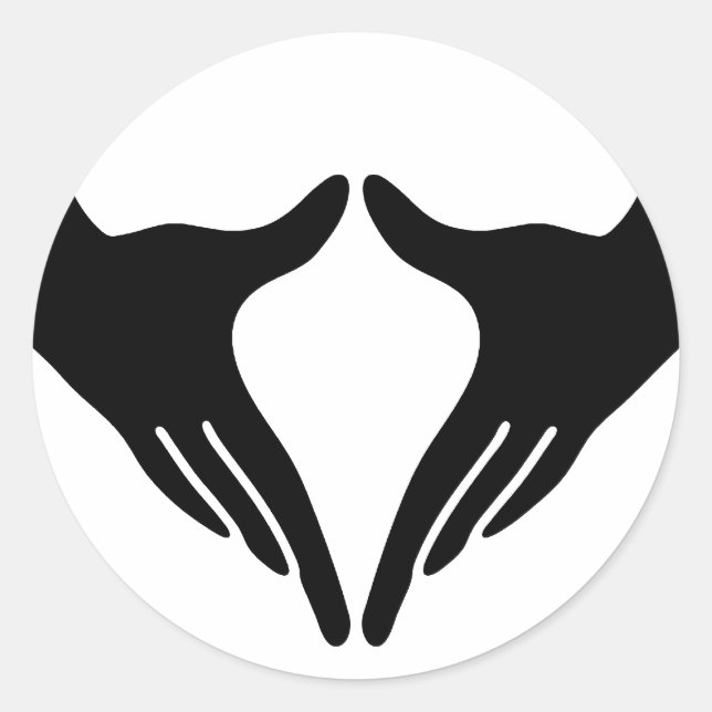 Sticker Rond Yoga Yoni Mudra (Devant)