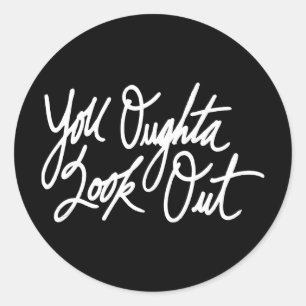 Sticker Rond YOLO par Love Me