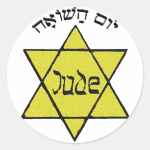 Sticker Rond Yom Hashoah
