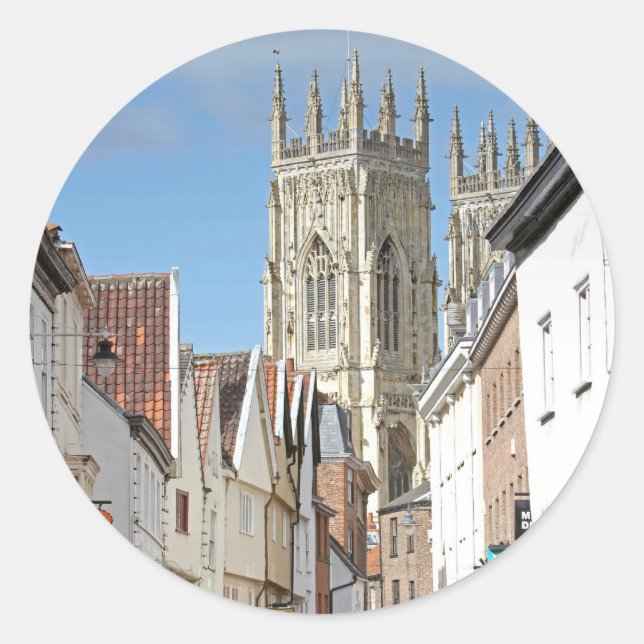 Sticker Rond York Minster (Devant)