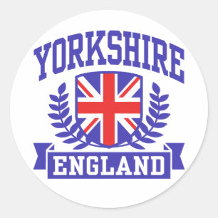 Sticker Rond Yorkshire Angleterre