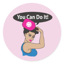 You Can Do It. Rosie Pickleball (L)
