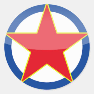 Sticker Rond Yougoslavie - rétro