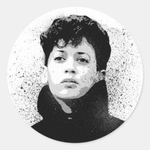 Sticker Rond Young Kamala Harris Graffiti Art