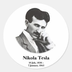 Sticker Rond Young Tesla