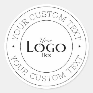 Sticker Rond Your Custom Logo