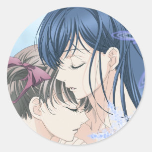 Sticker Rond Yumi x Sachiko   Maria-sama ga Miteru   Marimite