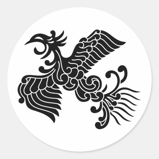 Sticker Rond Yusoku Phoenix (Devant)