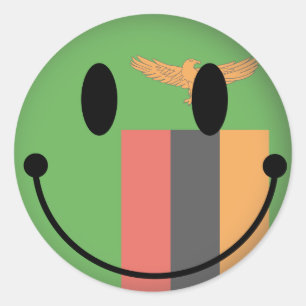 Sticker Rond Zambie