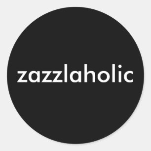 Sticker Rond Zazzlaholic