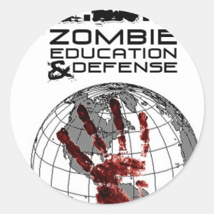 STICKER ROND ZED