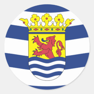 Sticker Rond Zélande, Pays-Bas