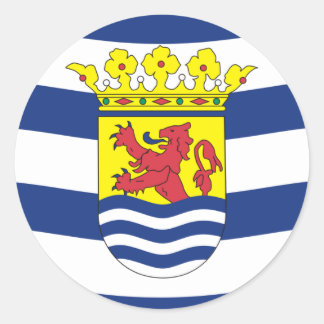 Sticker Rond Zélande, Pays-Bas