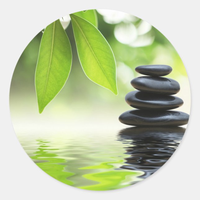 Sticker Rond Zen (Devant)