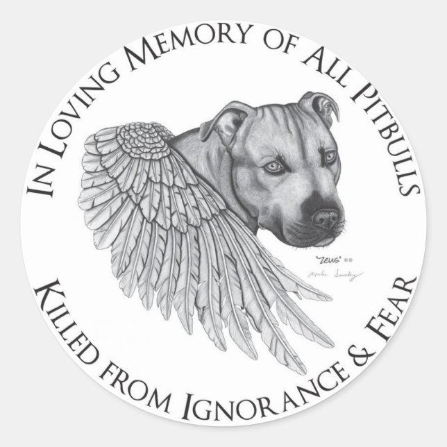 Sticker Rond Zeus angel (Devant)