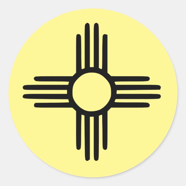 Sticker Rond Zia Sun (Devant)