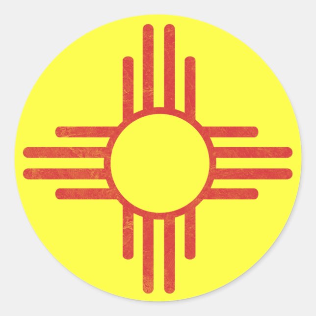 Sticker Rond Zia Vintage (Devant)