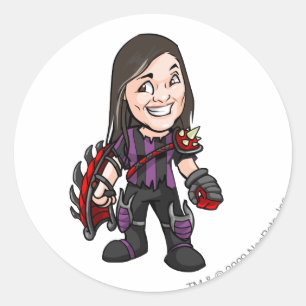 Sticker Rond Ziggytron Darigan Citadelle Joueur de personnel