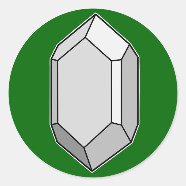 Sticker Rond Zircon (Devant)