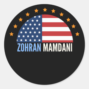 Sticker Rond Zohran Mamdani pour NYC - Politique américaine
