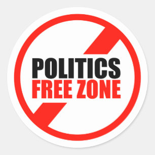 Sticker Rond Zone de libre politique