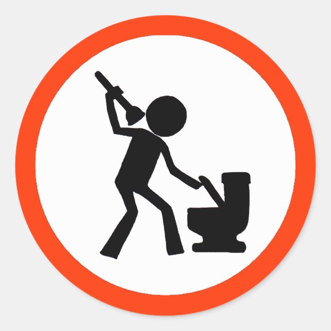Sticker Rond Zone d'outil (Devant)